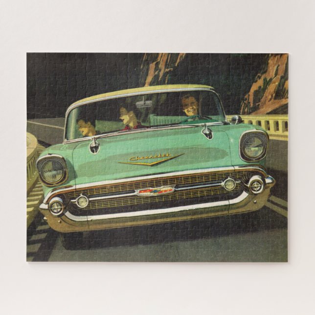 1957 Chevy Bel Air Jigsaw Puzzle (Horizontal)