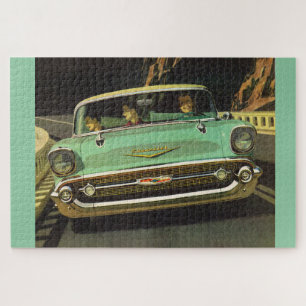 1957 Chevy Bel Air Jigsaw Puzzle