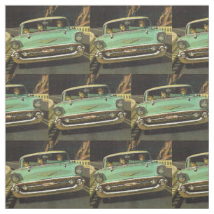 1957 Chevy Bel Air print Fabric