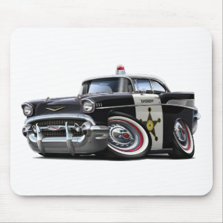 1957 Chevy Belair Police Car Mouse Mat