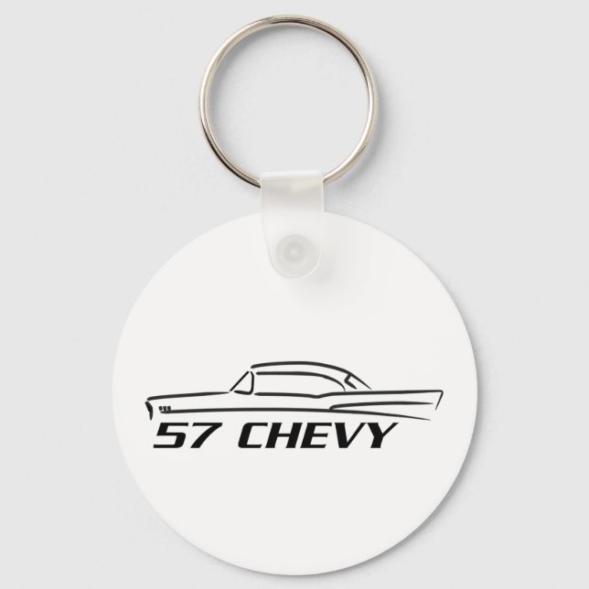 1957 Chevy Hard Top Type Key Ring (Front)