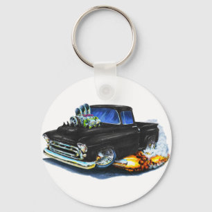 1957 Chevy Pickup Black Key Ring