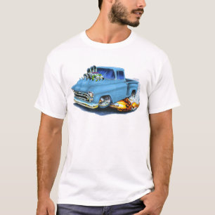 1957 Chevy Pickup Lt Blue T-Shirt