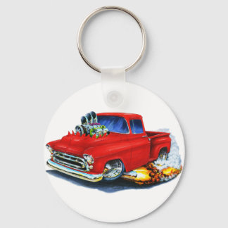 1957 Chevy Pickup Red Key Ring