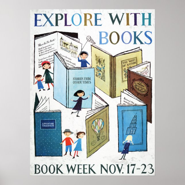1957 Children's Book Week Poster (Front)