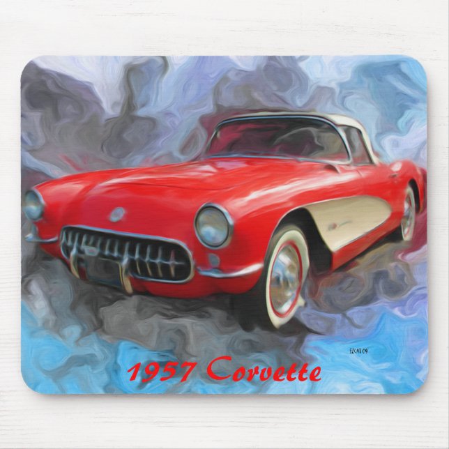 1957 Corvette Mouse Mat (Front)