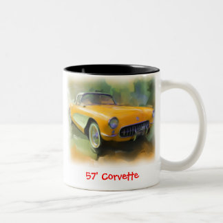 1957 Corvette Two-Tone Coffee Mug