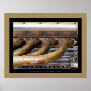 1957 Meyer Drake Engine - detail Poster