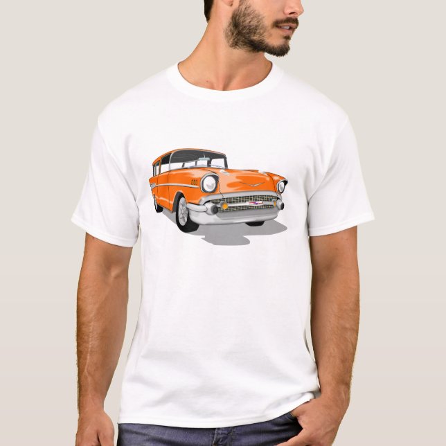 1957 Nomad in Orange T-Shirt (Front)