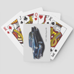 1957 Olds Super 88 playing cards