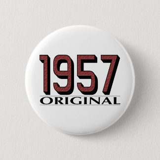 1957 Original 6 Cm Round Badge