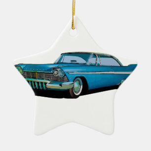 1957 Plymouth Belvedere Sport Coupe Ceramic Tree Decoration