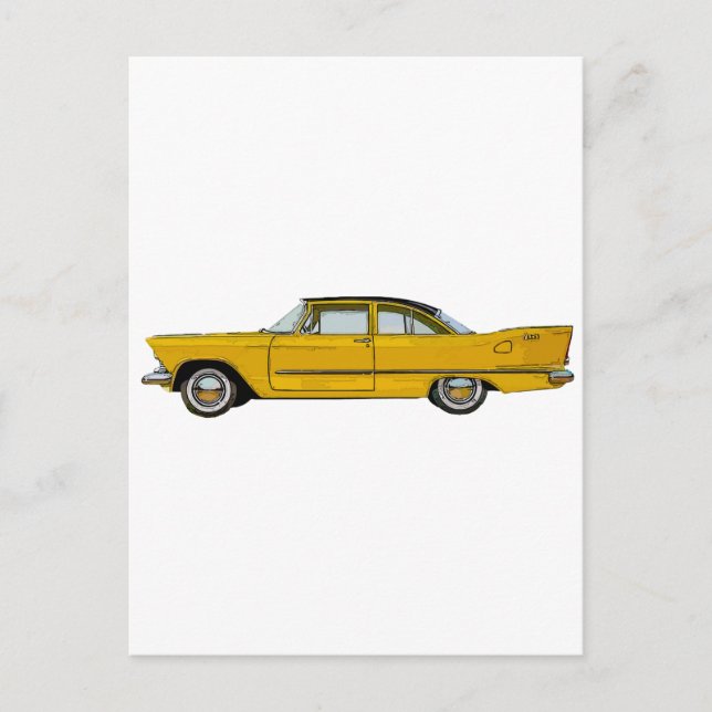 1957 Plymouth Plaza Postcard (Front)