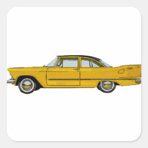 1957 Plymouth Plaza Square Sticker