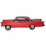 1957 Red Lincoln Capri Keychain Photo Sculpture Key Ring<br><div class="desc">Photo sculpture keychain of a beautiful red 1957 Lincoln Capri. See the entire Nifty 50s Keychain collection in the SPECIAL TOUCHES | Party Favours section.</div>