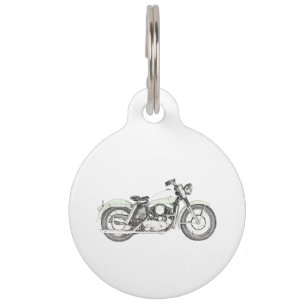 1957 Sportster Motorcycle Pet Tag