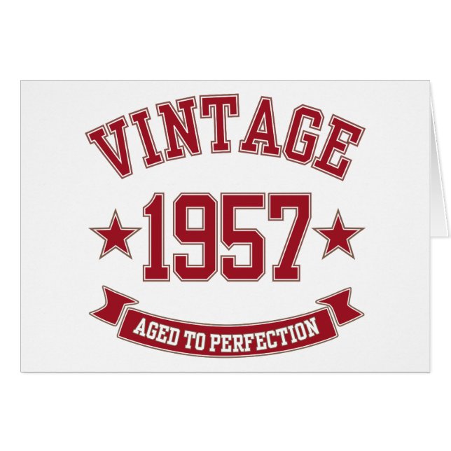 1957 Vintage Aged to Perfection (Front Horizontal)