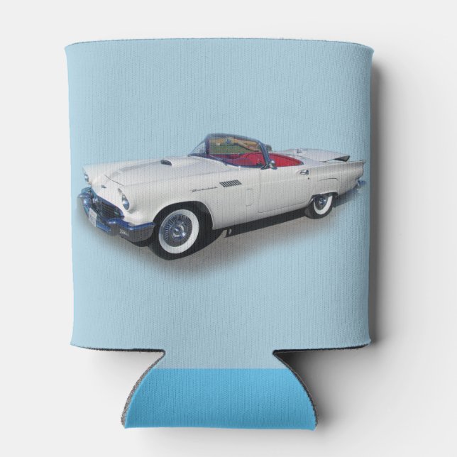 1957 white convertibale can cooler (Back)