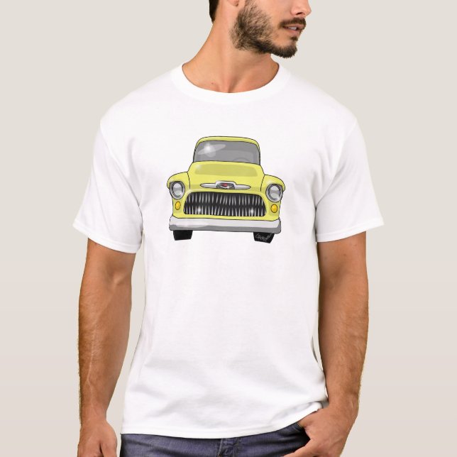 1957 Yellow Chevy Pickup T-Shirt (Front)