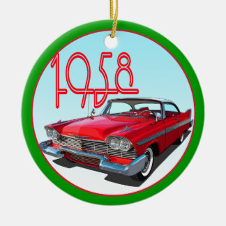 1958 Belvedere Sport Coupe Ceramic Tree Decoration