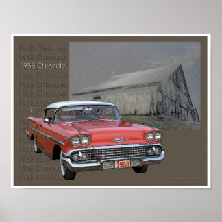 1958 Chevrolet Poster