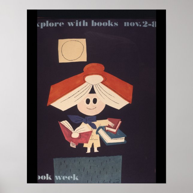 1958 Children's Book Week Poster (Front)