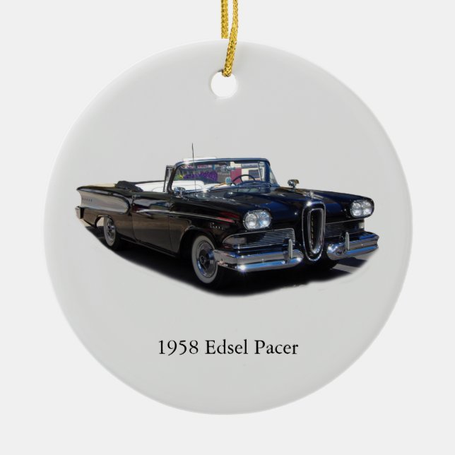 1958 Edsel Pacer ornament (Front)