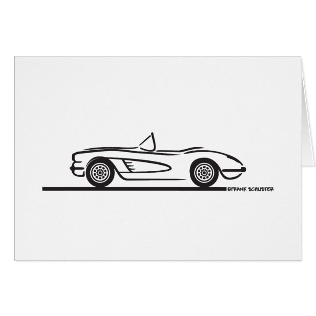 1959 1960 Chevrolet Corvette (Front Horizontal)