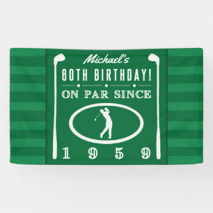 1959 60th Birthday For Golfers Banner