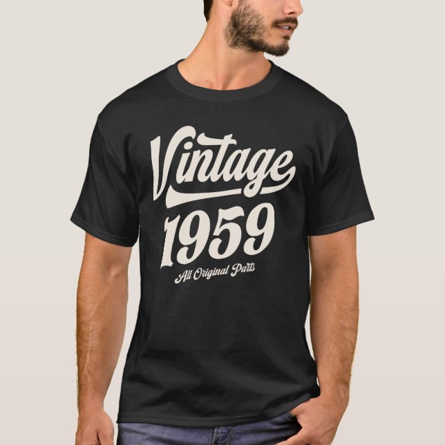1959 65th Birthday Gifts 65 Year Old Men Women T-Shirt (Front)
