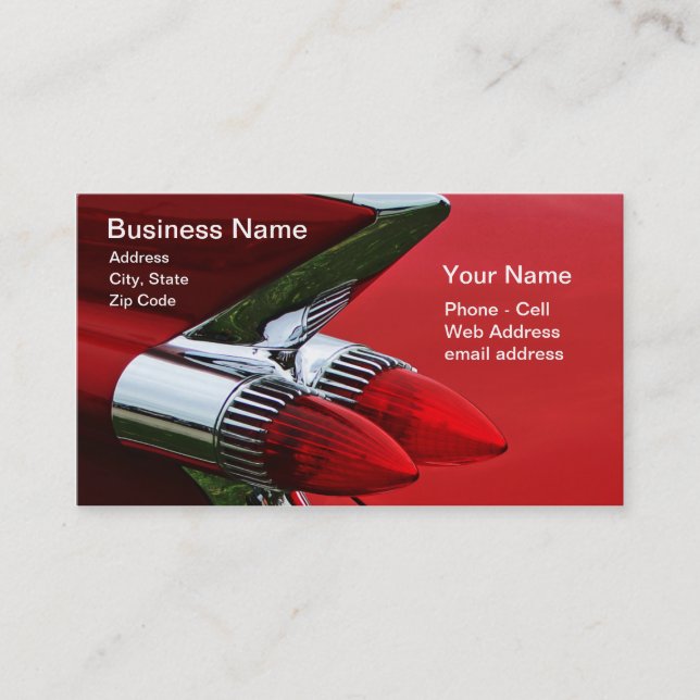 1959 Bullets Business Card (Front)