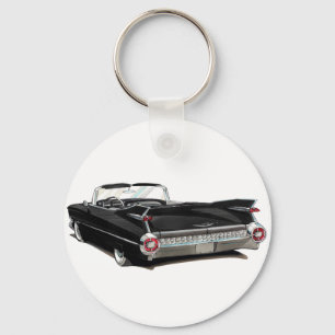 1959 Cadillac Black Car Key Ring