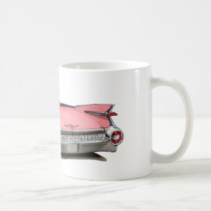 1959 Cadillac Pink Car Coffee Mug