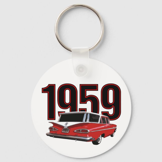 1959 Chevy Wagon Key Ring (Front)