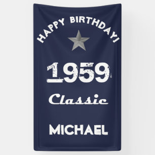 1959 Classic 60th Birthday Celebration Banner