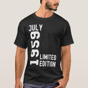 1959 July Happy Birthday Party T-Shirt