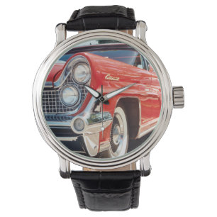 1959 Lincoln Continental Vintage Leather Strap Watch
