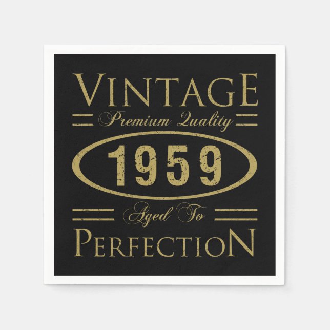 1959 Premium Quality Napkin (Front)