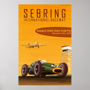 1959 United States Grand Prix Poster