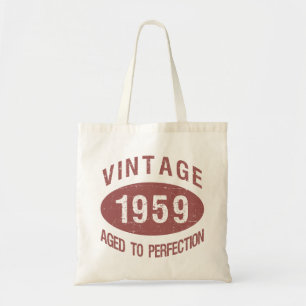 1959 Vintage Birthday Tote Bag