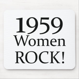 1959 Women Rock! Mouse Mat