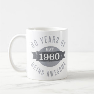 1960 60th Birthday Awesome For Men Coffee Mug
