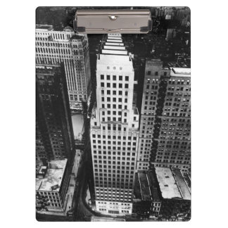 1960:  An aerial view of a Chicago skyscraper Clipboard