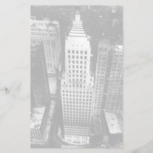 1960: An aerial view of a Chicago skyscraper Stationery