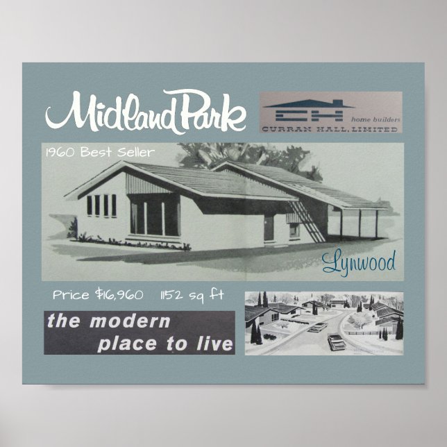 1960 Best Seller Modernist House Poster (Front)
