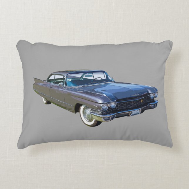 1960 Cadillac Antique Luxury Car Decorative Cushion (Front)