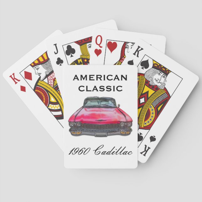1960 Cadillac Convertible Playing Cards (Back)