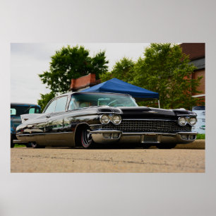 1960 Cadillac Coupe de Ville Poster