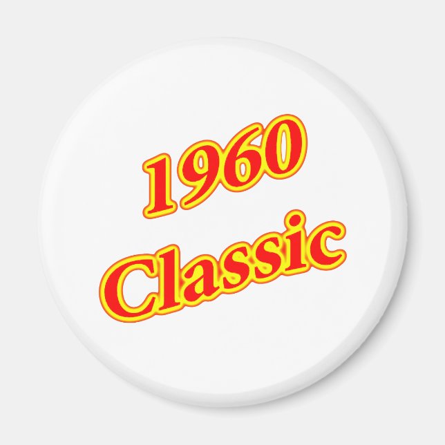 1960 Classic Red Magnet (Front)