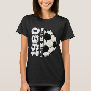 1960 Limited Edition 65th Birthday Soccer Lovers V T-Shirt